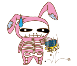 Rabbit Skull of SAOKO sticker #3505534