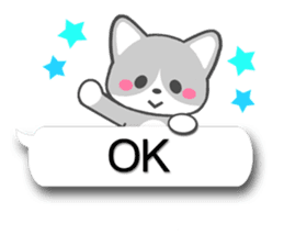 Silver Tabby Cat(English) sticker #3505538