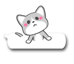 Silver Tabby Cat(English) sticker #3505541