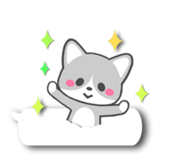 Silver Tabby Cat(English) sticker #3505545