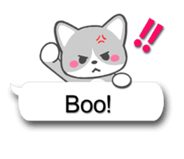 Silver Tabby Cat(English) sticker #3505547