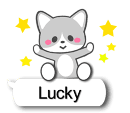 Silver Tabby Cat(English) sticker #3505556