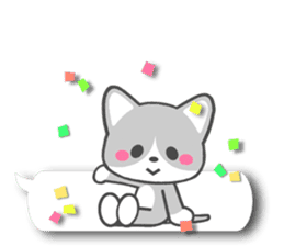 Silver Tabby Cat(English) sticker #3505563