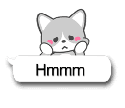 Silver Tabby Cat(English) sticker #3505564