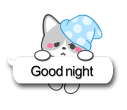 Silver Tabby Cat(English) sticker #3505575