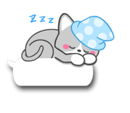 Silver Tabby Cat(English) sticker #3505576
