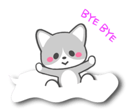 Silver Tabby Cat(English) sticker #3505577