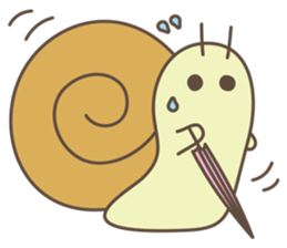 Snail talk Sticker sticker #3505781