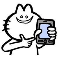 Funny white rabbit. sticker #3505845