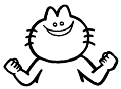 Funny white rabbit. sticker #3505853