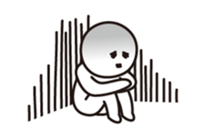 Negative tired-Man sticker #3506090