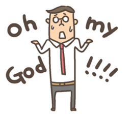 Salaryman Sticker sticker #3506148