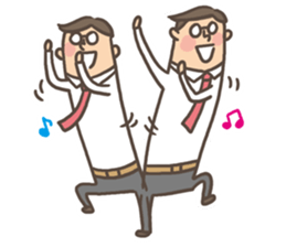 Salaryman Sticker sticker #3506158