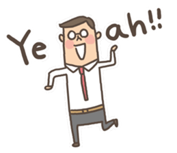 Salaryman Sticker sticker #3506168