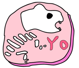 of dinosaur tweet of fossil sticker #3507246