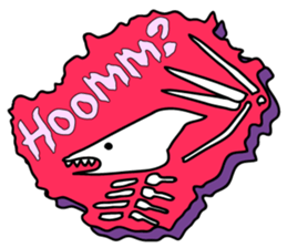 of dinosaur tweet of fossil sticker #3507252