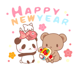 Bear-cat-Panda Season of events version sticker #3507258