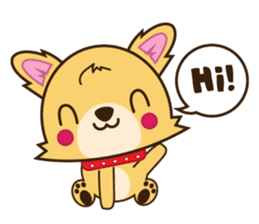 Woof, the cute little dog sticker #3507338