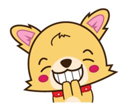 Woof, the cute little dog sticker #3507343