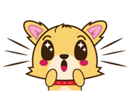 Woof, the cute little dog sticker #3507346