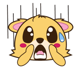 Woof, the cute little dog sticker #3507351