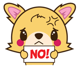 Woof, the cute little dog sticker #3507353