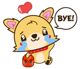 Woof, the cute little dog sticker #3507363