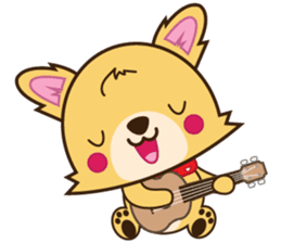 Woof, the cute little dog sticker #3507371