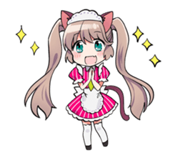 Let's communicate with moe-character! sticker #3507582