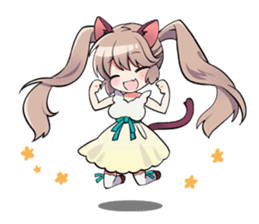 Let's communicate with moe-character! sticker #3507583