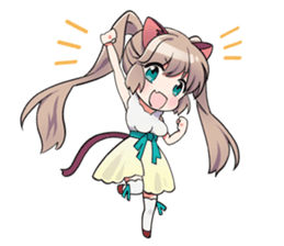 Let's communicate with moe-character! sticker #3507586