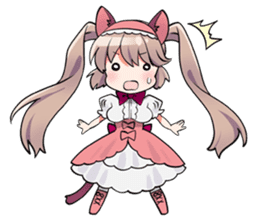 Let's communicate with moe-character! sticker #3507592