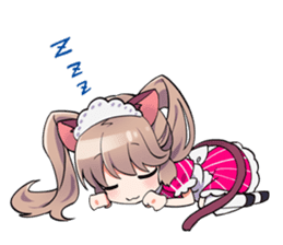Let's communicate with moe-character! sticker #3507594