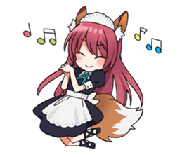 Let's communicate with moe-character! sticker #3507596