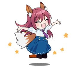 Let's communicate with moe-character! sticker #3507601