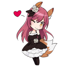 Let's communicate with moe-character! sticker #3507602