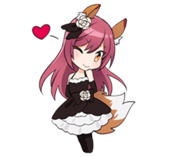 Let's communicate with moe-character! sticker #3507602