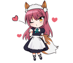 Let's communicate with moe-character! sticker #3507603