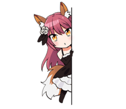 Let's communicate with moe-character! sticker #3507605