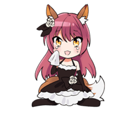 Let's communicate with moe-character! sticker #3507608