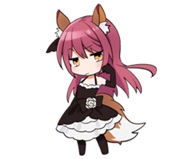 Let's communicate with moe-character! sticker #3507611