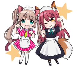 Let's communicate with moe-character! sticker #3507617