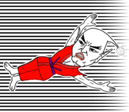 Karate Mr. haru. sticker #3508108