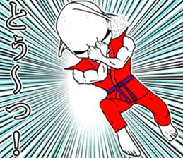 Karate Mr. haru. sticker #3508119