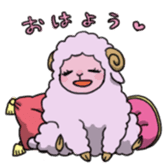 Daily life of sheep sticker #3508259