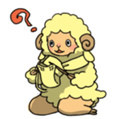 Daily life of sheep sticker #3508283