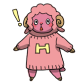 Daily life of sheep sticker #3508284