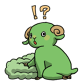 Daily life of sheep sticker #3508285