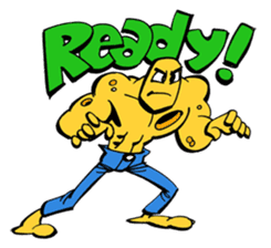 The Incredible Cheeseman, the superhero sticker #3509064