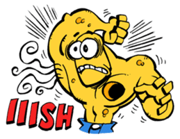 The Incredible Cheeseman, the superhero sticker #3509087